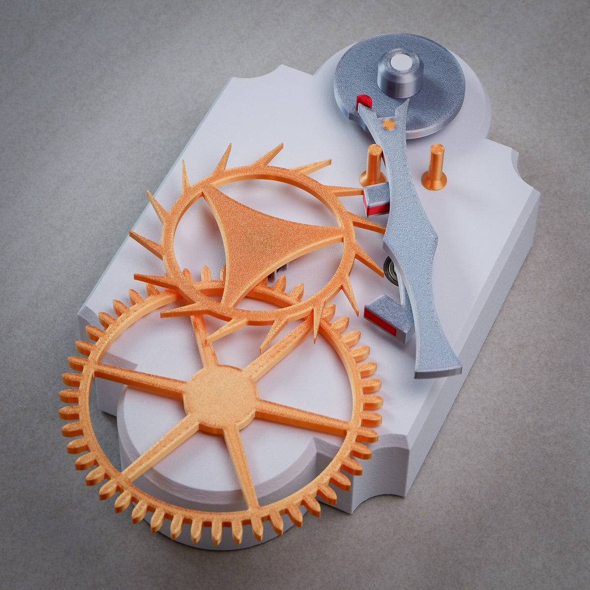 English Lever Escapement Demonstration Model